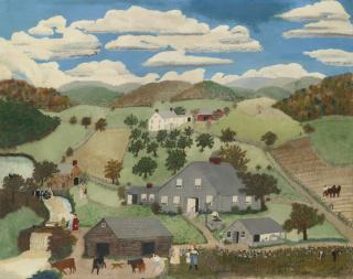 Anna Mary Robertson (Grandma) Moses - Old Oaken Bucket