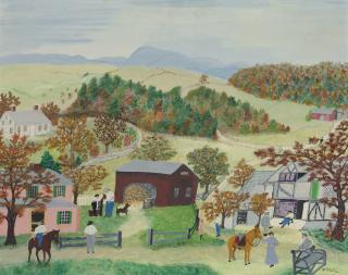 Anna Mary Robertson (Grandma) Moses - Saddle Bags