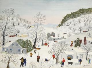 Anna Mary Robertson (Grandma) Moses - Sugaring Time