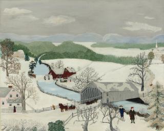 Anna Mary Robertson (Grandma) Moses - The Last Covered Bridge