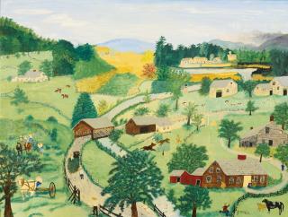 Anna Mary Robertson (Grandma) Moses - The Last Load