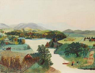 Anna Mary Robertson \'Grandma\' Moses - Upper Cambridge Valley