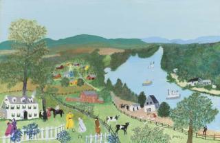 Anna Mary Robertson Moses - Croquet