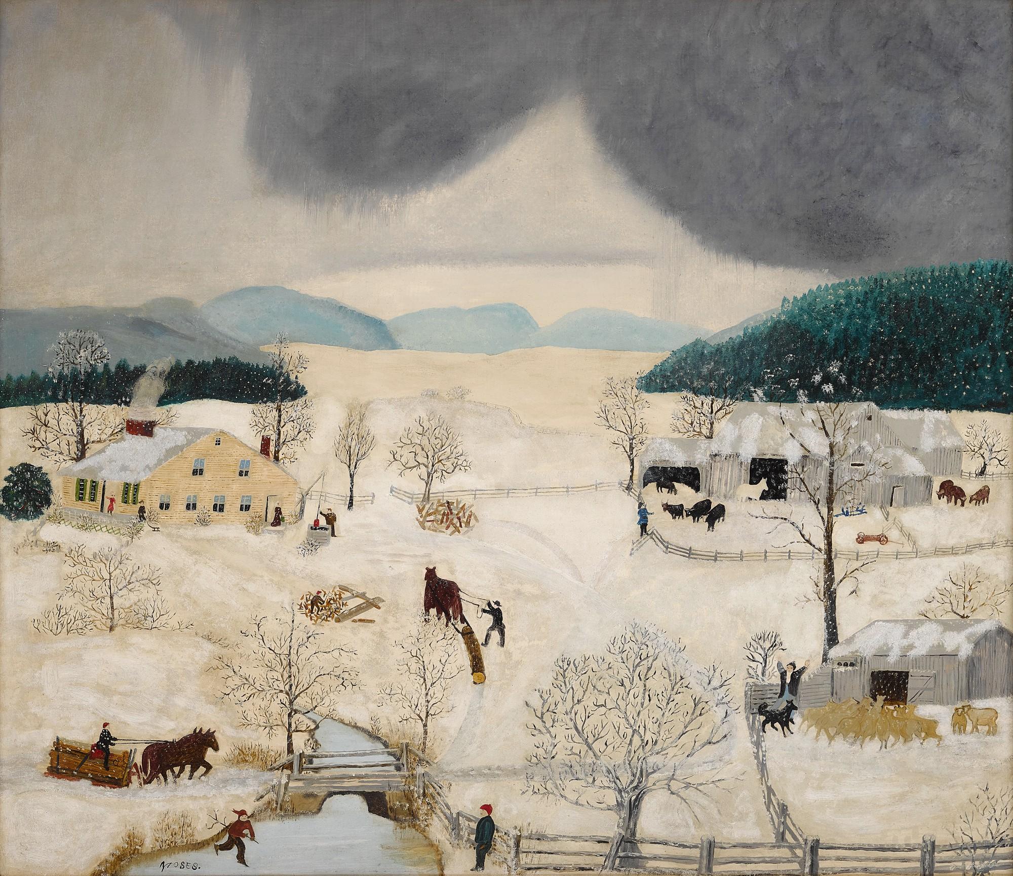 Anna Mary Robertson Moses - December