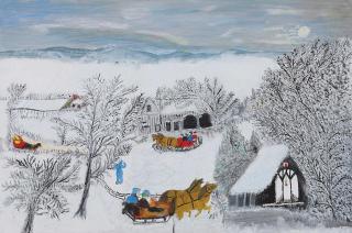 Anna Mary Robertson Moses - Going to Church