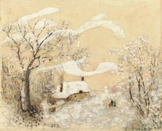 Anna Mary Robertson Moses - Going To Church