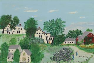 Anna Mary Robertson Moses - Lilacs