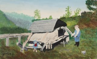 Anna Mary Robertson Moses - The Old Bake Oven in Canada