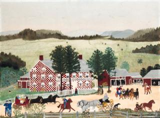 Anna Mary Robertson Moses - The Old Checkard House, 1853