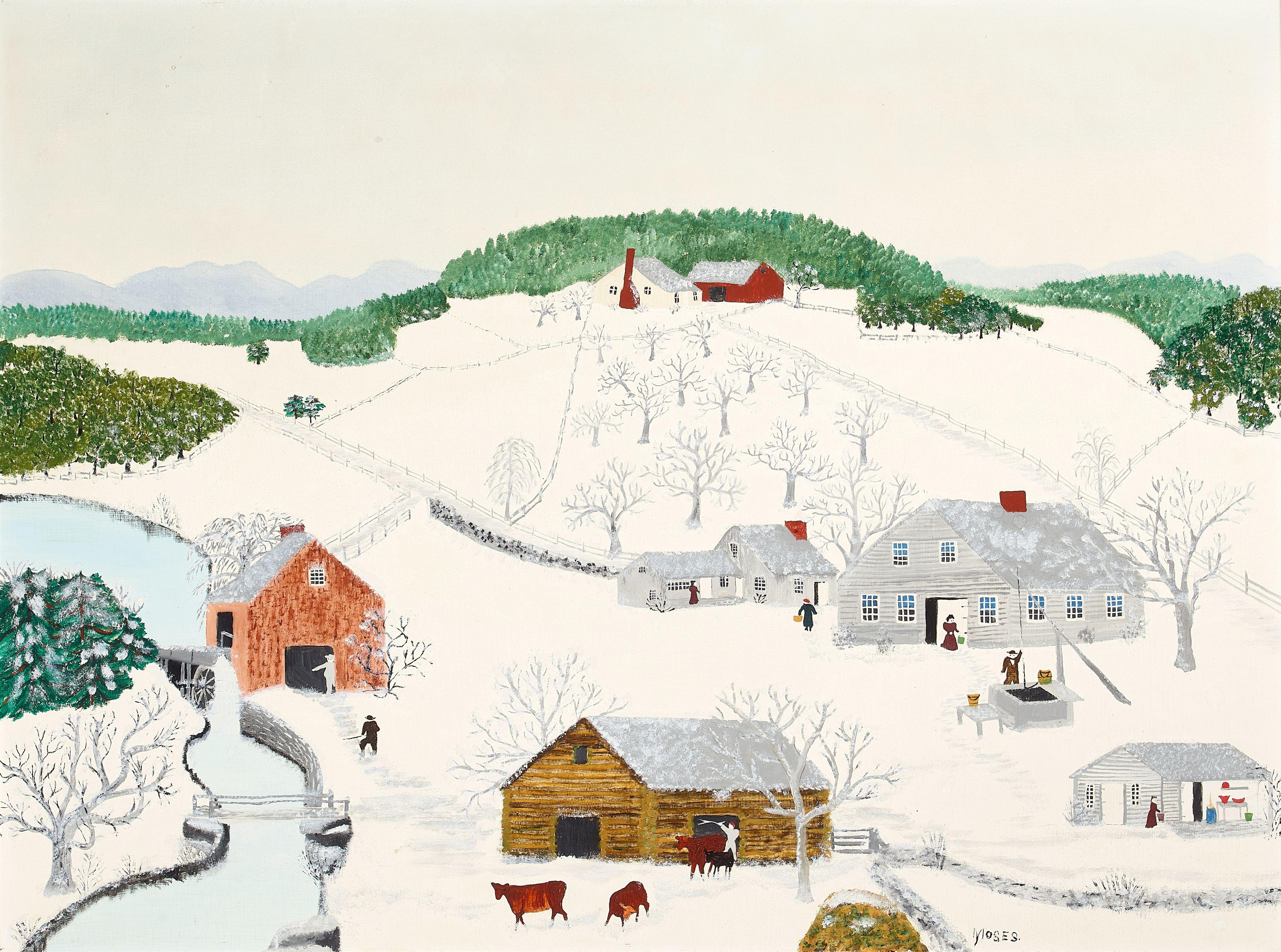 Anna Mary Robertson Moses - The Old Oaken Bucket