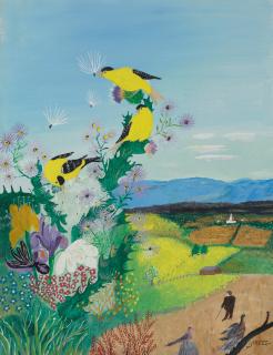 Anna Mary  Robertson Moses - The Yellow Birds