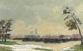 Anna Ostroumova-Lebedeva - Autumn in St Petersburg
