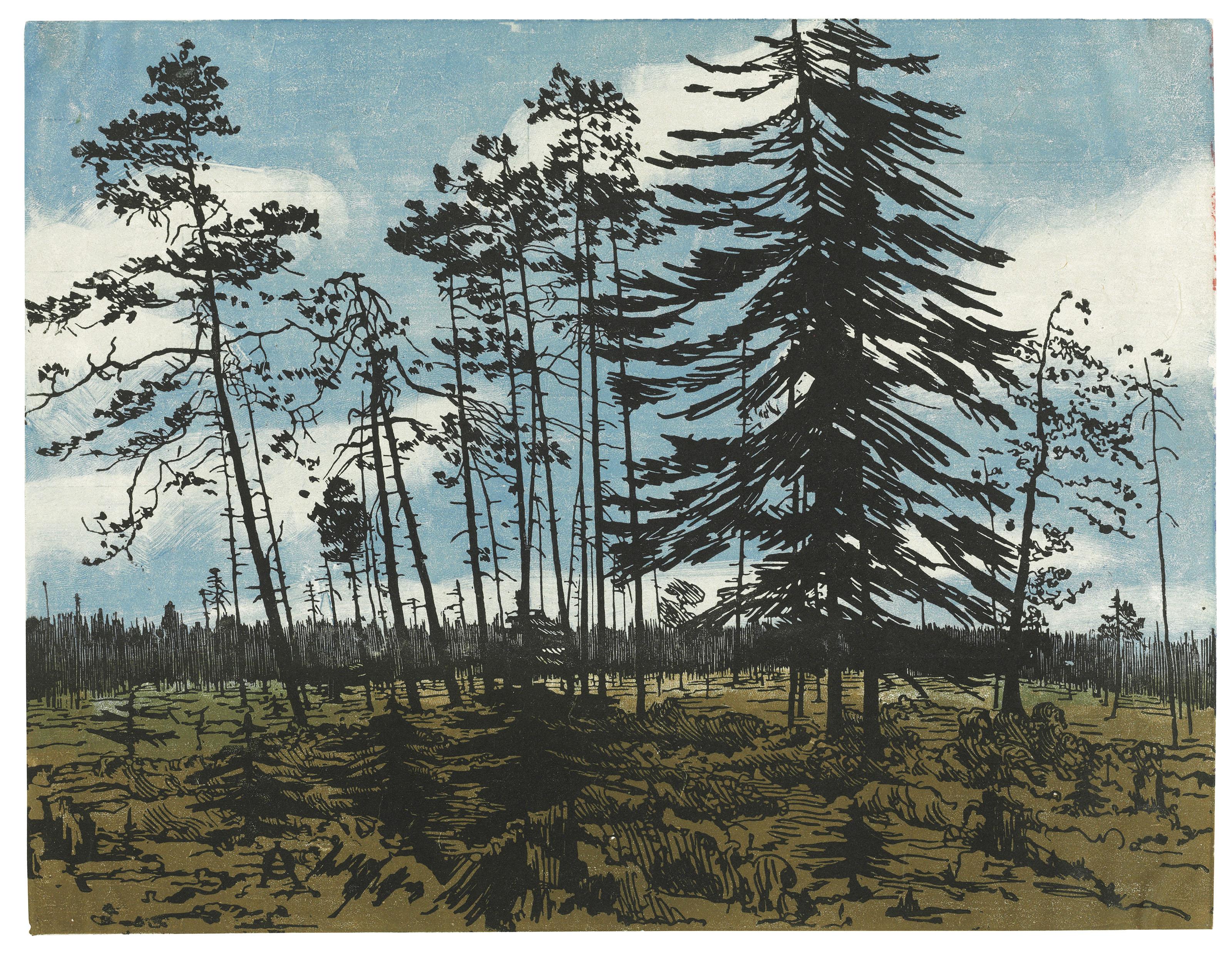 Anna Ostroumova-Lebedeva - Finland with a blue sky; and Seven views of the countryside