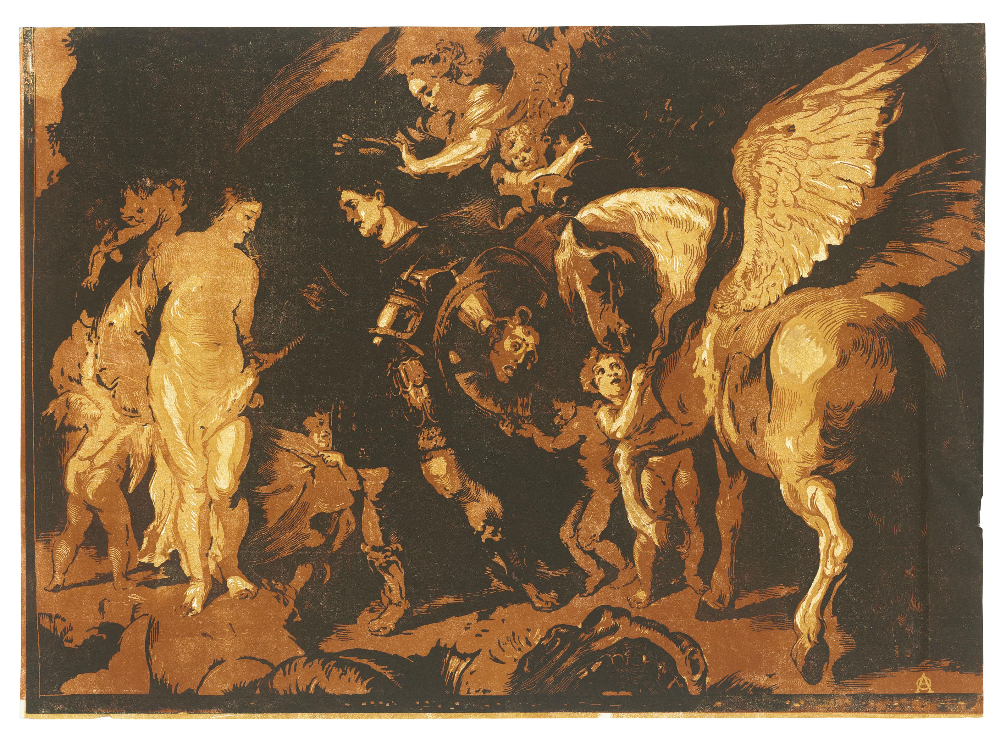 Anna Ostroumova-Lebedeva - \'Perseus and Andromeda\' after Peter Paul Rubens; Venice, Grand Canal; and Eight other compositions