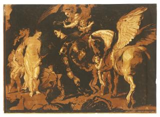 Anna Ostroumova-Lebedeva - \'Perseus and Andromeda\' after Peter Paul Rubens; Venice, Grand Canal; and Eight other compositions