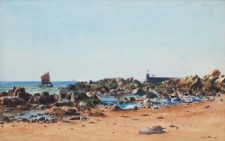 Anna Palm de Rosa - Coastal scene