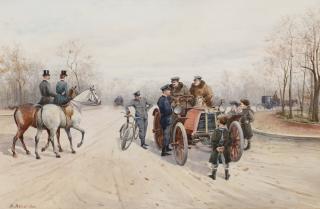 Anna Palm de Rosa - Speeding offence, Bois de Boulogne