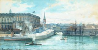 Anna Palm de Rosa - The Stockholm Castle and Norrbro