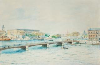 Anna Palm de Rosa - View of the Royal Palace and the National Gallery