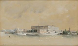 Anna Palm de Rosa - Vy över Stockholms slott