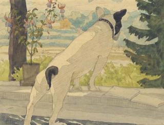 Anna Petrovna Ostroumova-Lebedeva - Bobi on the veranda