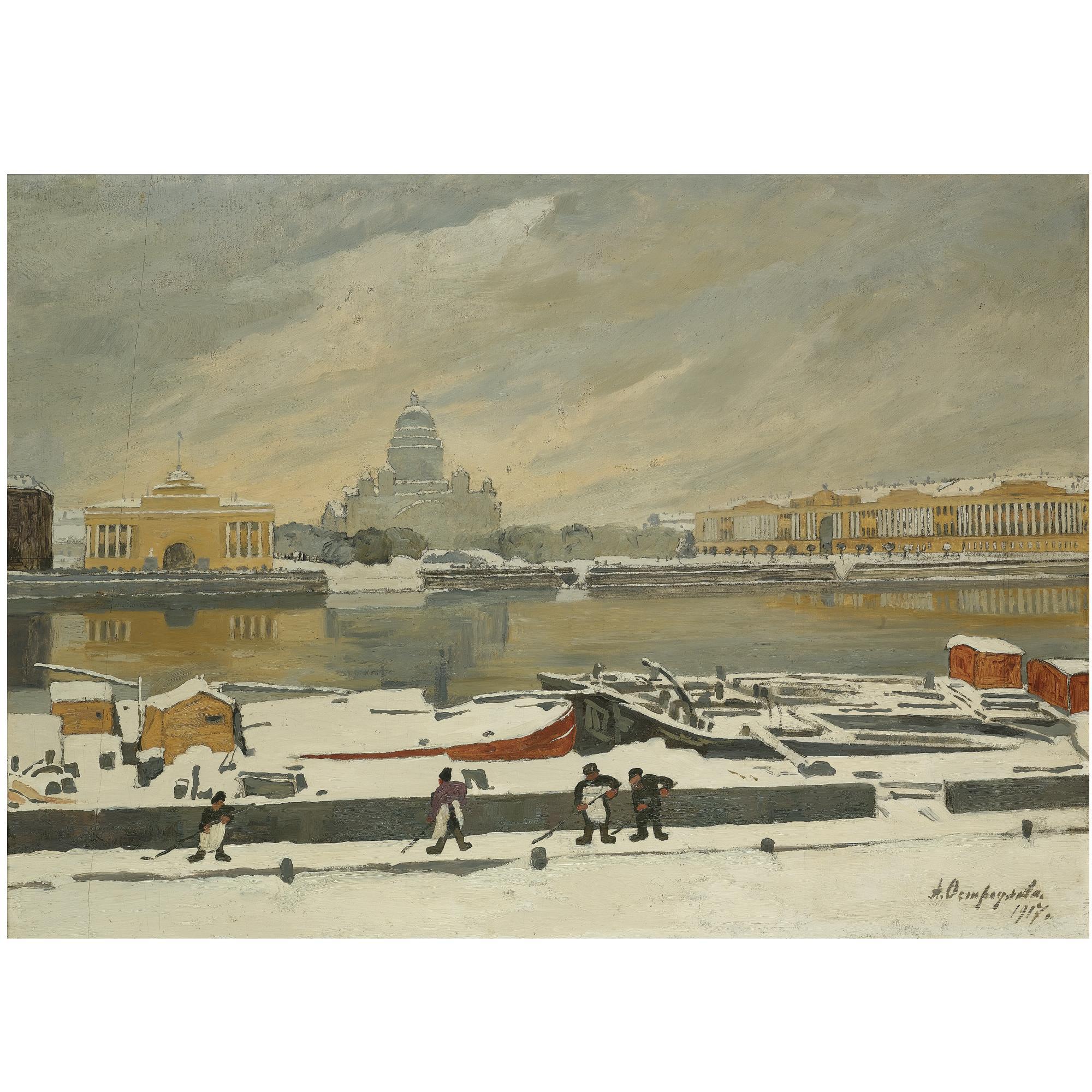 Anna Petrovna Ostroumova-Lebedeva - First Snow