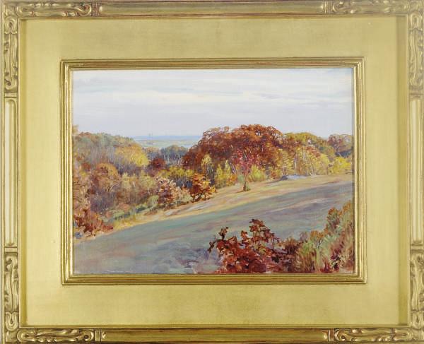 Anna Richards Brewster - Autumnal landscape