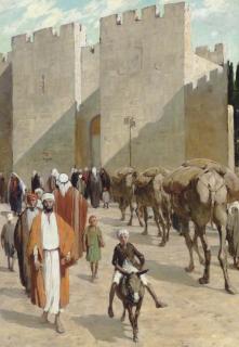 Anna Richards Brewster - Outside the Jaffa Gate, Jerusalem