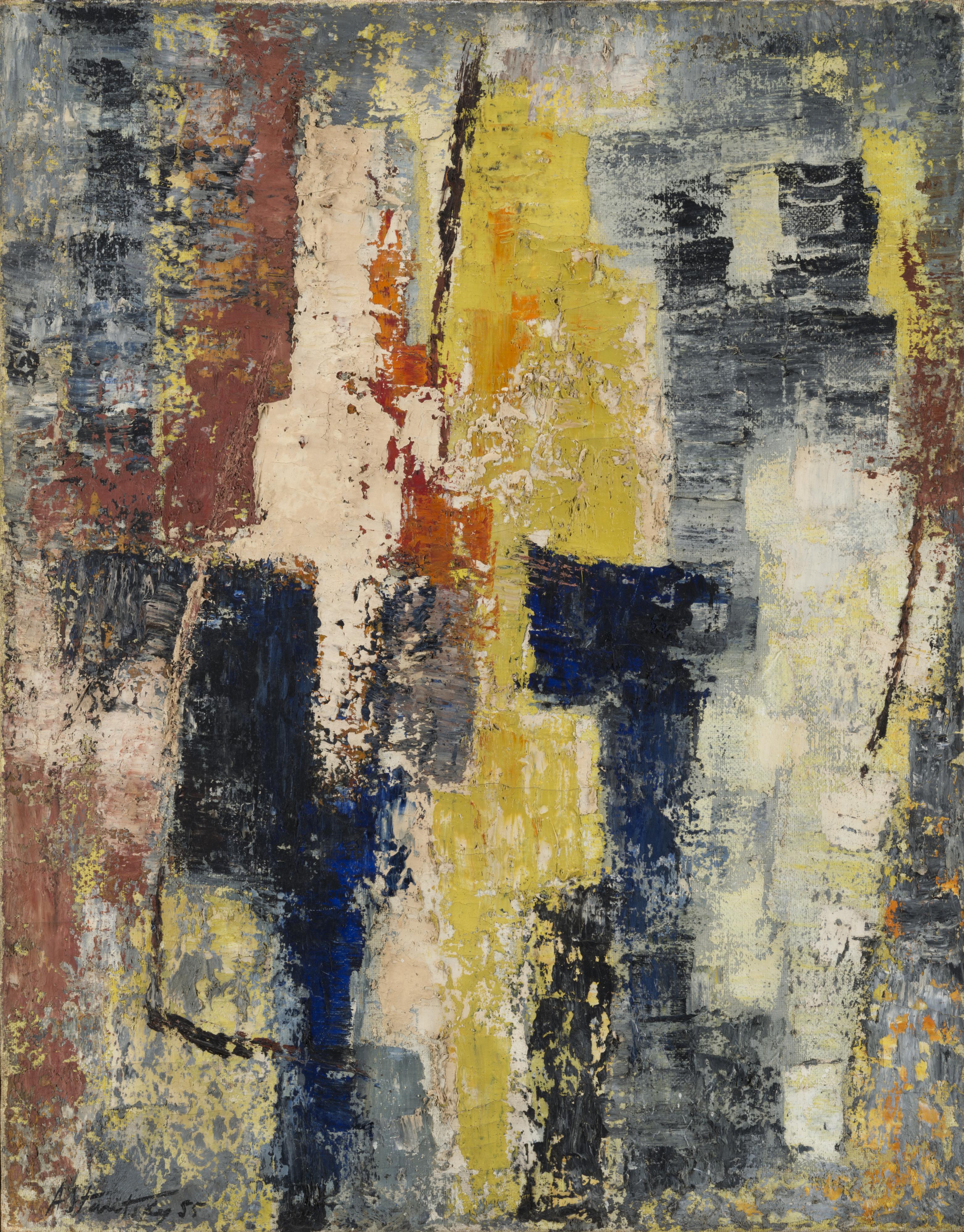 Anna Staritsky - Rythme en jaune et bleu