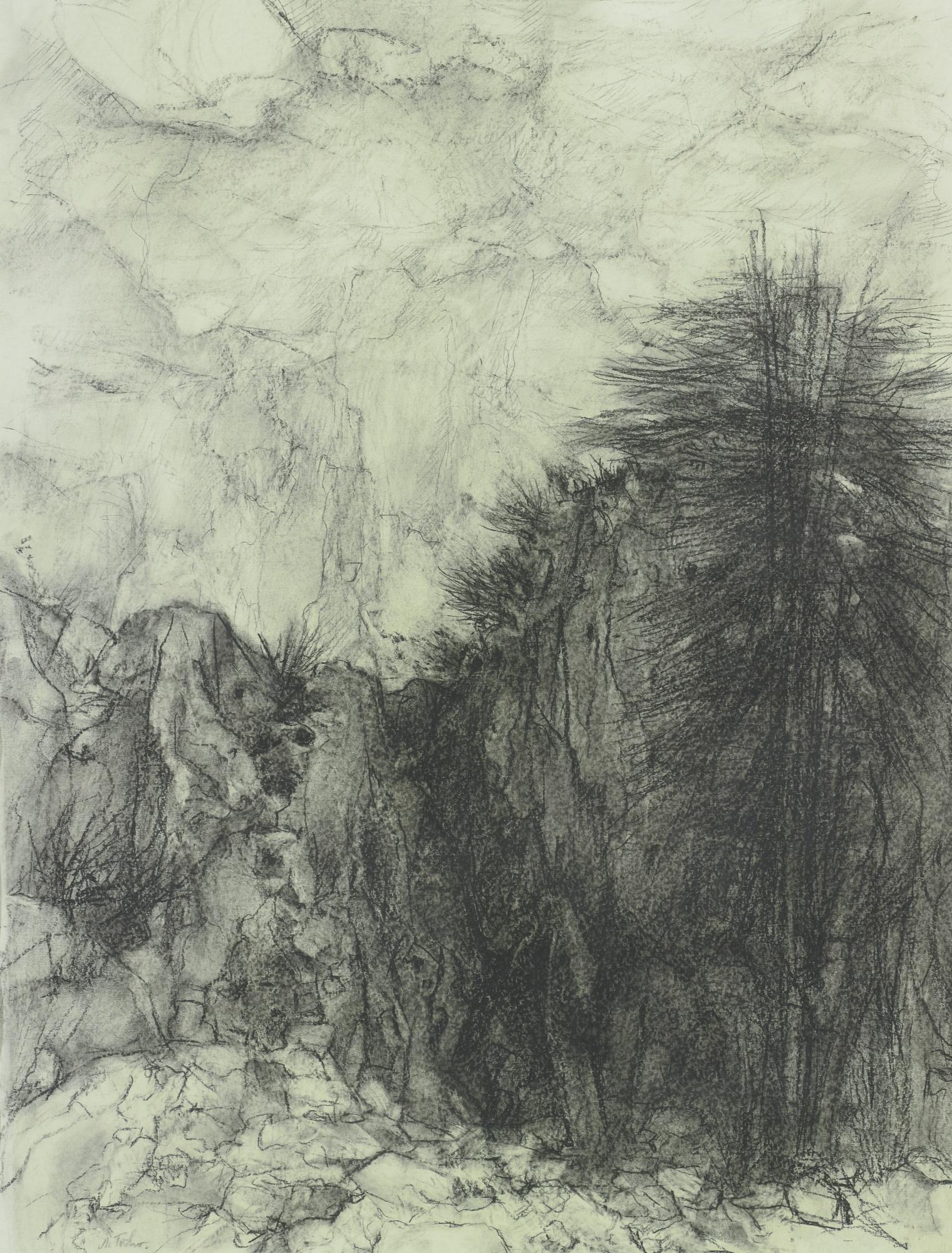 Anna Ticho - Rocky Landscape (Outside Jerusalem)