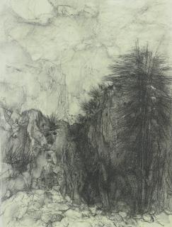 Anna Ticho - Rocky Landscape (Outside Jerusalem)