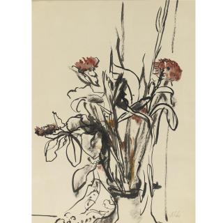 Anna Ticho - Untitled (Flowers In A Vase)
