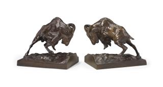 Anna Vaughn Hyatt Huntington - Charging Mountain Goats