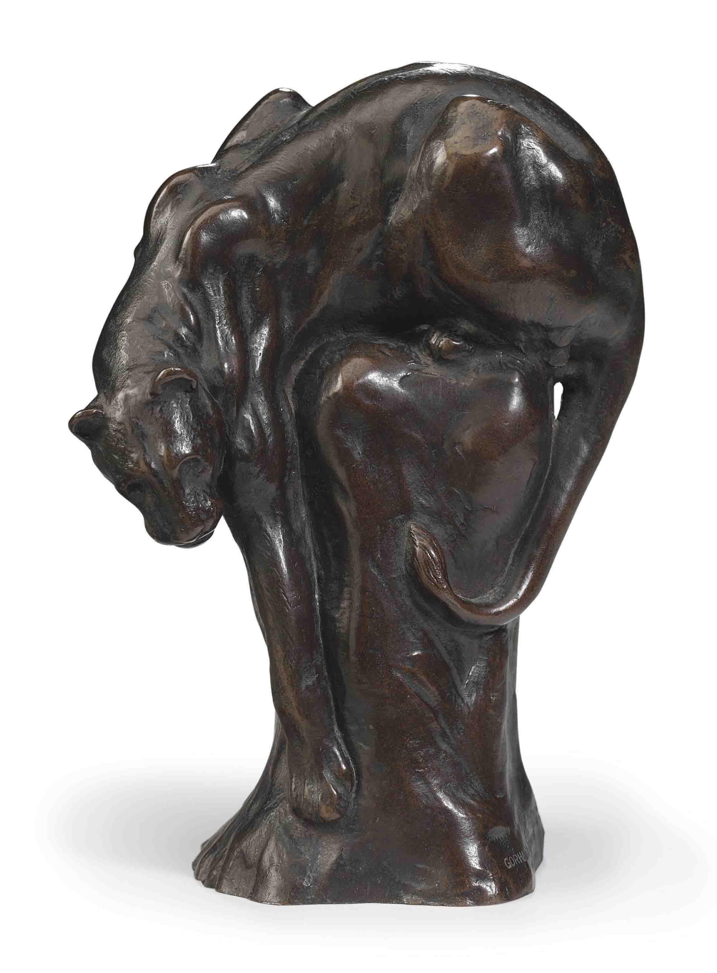 Anna Vaughn Hyatt Huntington - \'Descending Panther\'