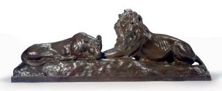 Anna Vaughn Hyatt Huntington - Lion and Lioness