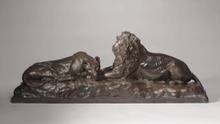 Anna Vaughn Hyatt Huntington - Lion and Lioness