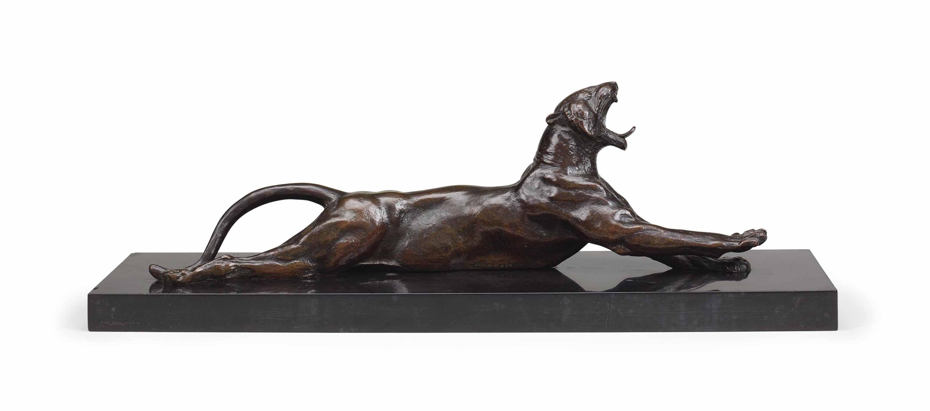 Anna Vaughn Hyatt Huntington - \'Yawning Tiger\'