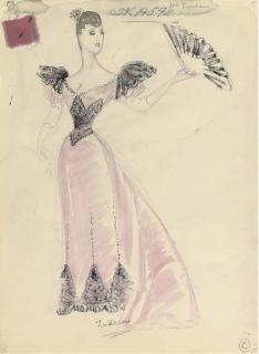 Anna Zinkeisen - Costume Designs For After The Ball By Noel Coward