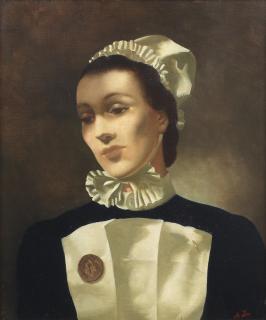 Anna Zinkeisen - Portrait of a Nurse