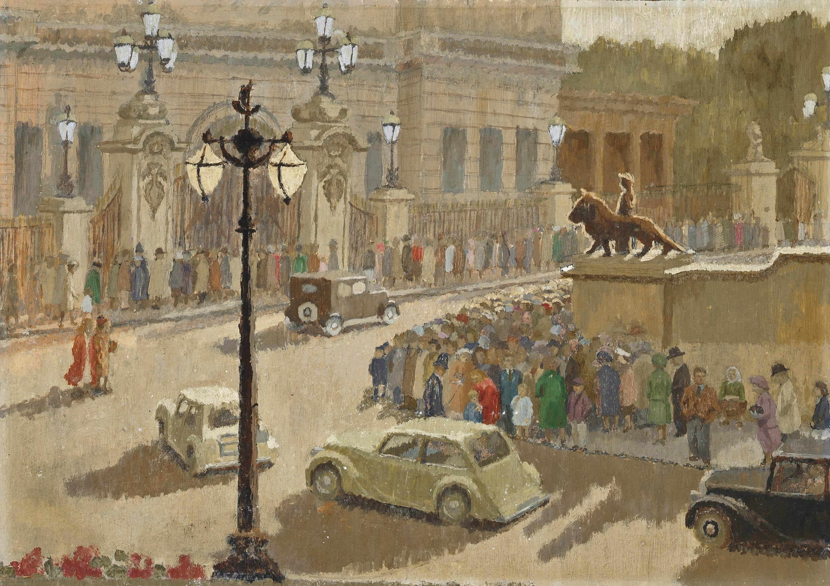 Anne de Quetteville Robin - Buckingham Palace; The train station; The Carriage