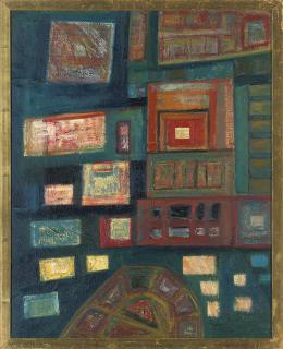 Anne E. Christopherson - Forms on a blue ground; and Verdant green