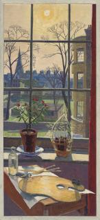 Anne E. Christopherson - March sunlight; Fring churchyard; From 6 Upper Church Street, Bath, looking north; and Pilleth Church
