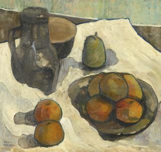 Anne Estelle Rice - Still Life Of Fruit And A Pitcher