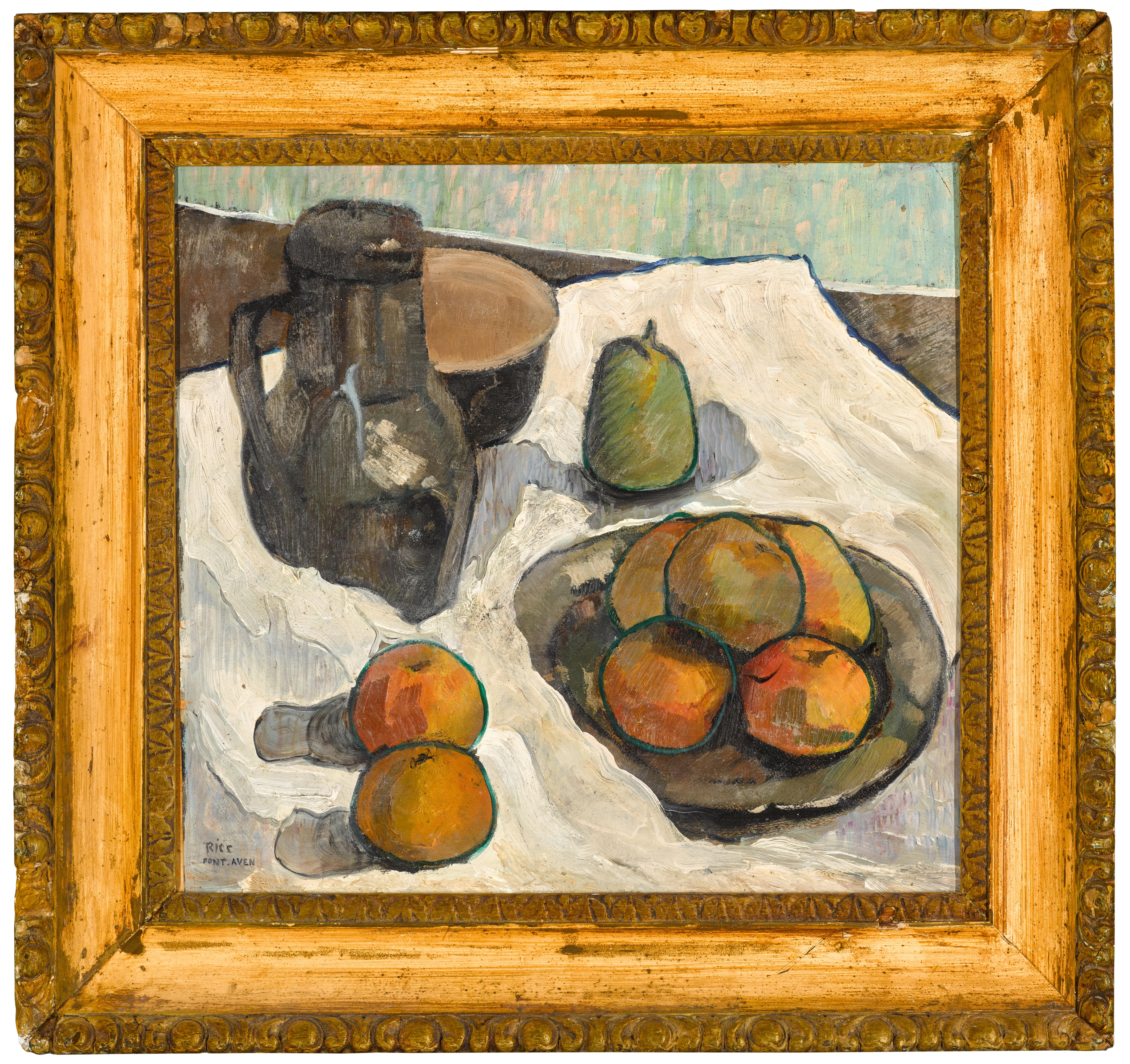 Anne Estelle Rice - Still Life Of Fruit And A Pitcher