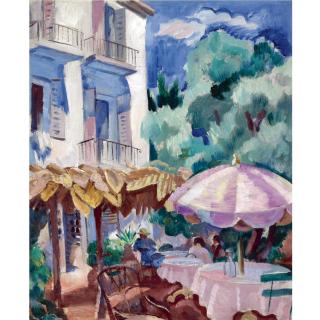 Anne Estelle Rice - The Gardens Of The Grand Hotel, Cap D\'Antibes