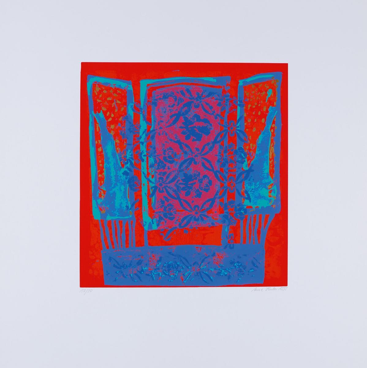 Anne Huber - Ohne Titel (3 Blätter aus einer Serie mit 4 Arbeiten)