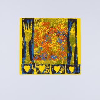 Anne Huber - Ohne Titel (3 Blätter aus einer Serie mit 4 Arbeiten)