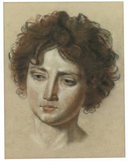 Anne-Louis Girodet De Roucy Trioson - Head Of A Young Woman