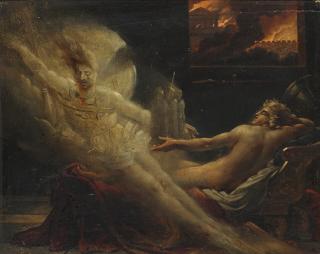 Anne-Louis Girodet De Roucy-Trioson - L\'Ombre D\'Hector Apparaît À Énée Ou Le Songe D\'Énée