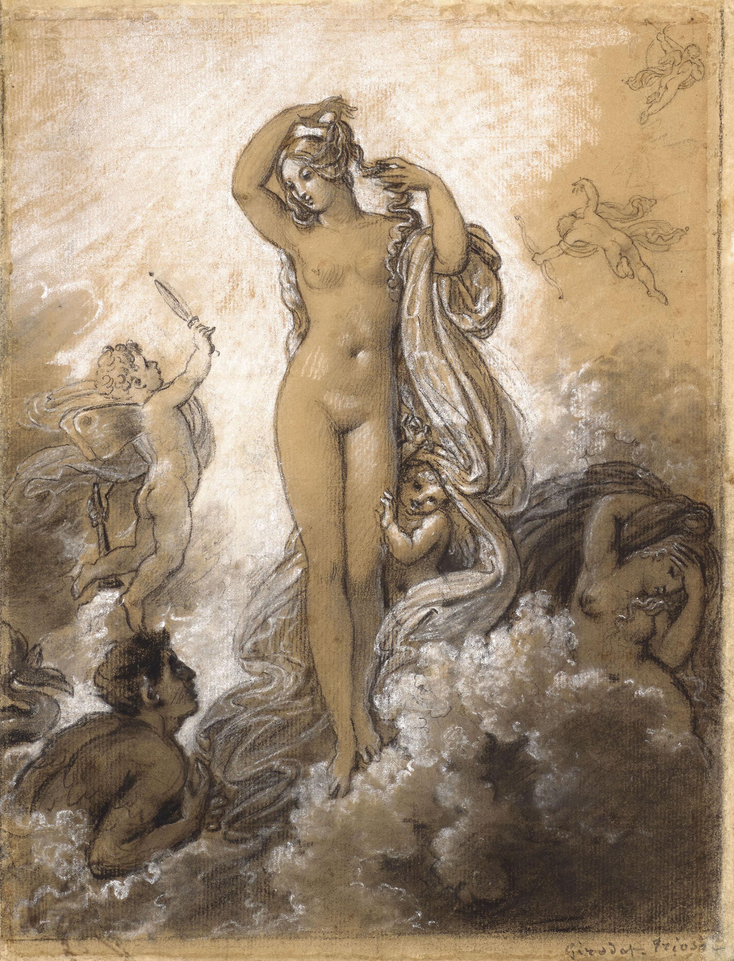 Anne-Louis Girodet Deroussy-Trioson - La Naissance de Vénus